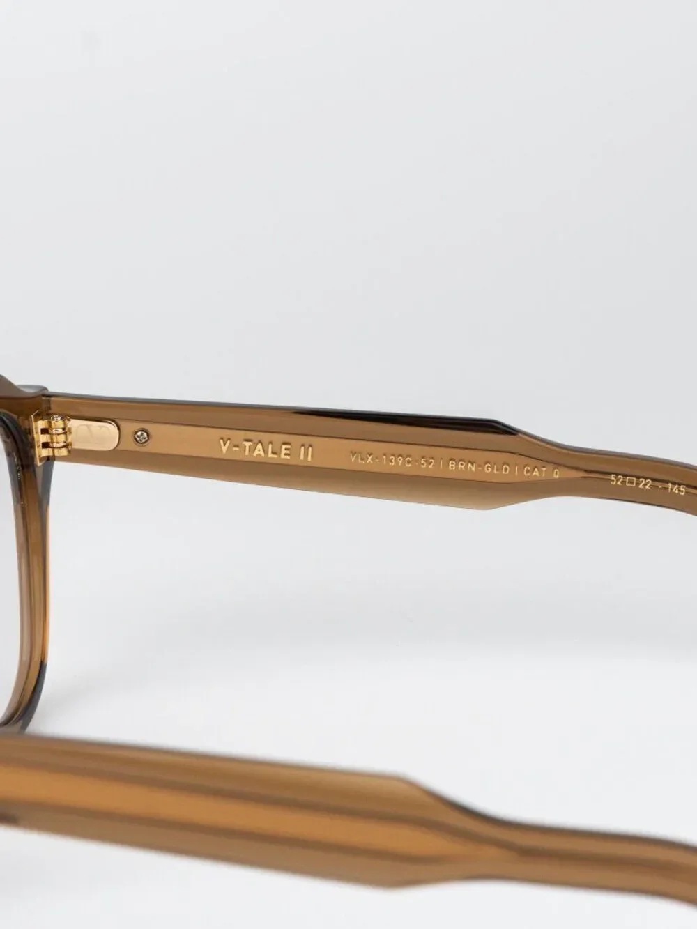 Valentino Women Eyeglasses Transparent Brown Pilot V-TALE II VLX-139 C